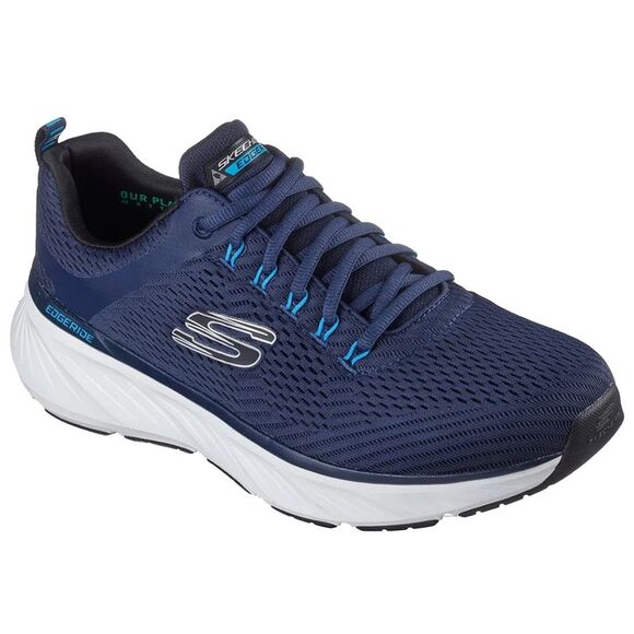 Skechers Mens Edgeride Contention Relaxed Fit Sneakers / Navy/Blue